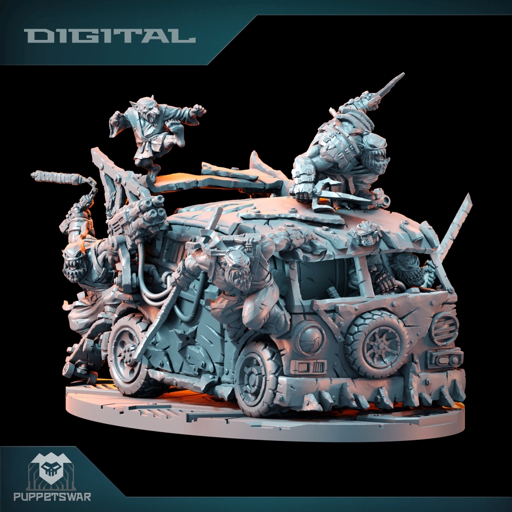Orc Ninja Battle Van